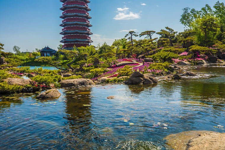 北京“一带一路”峰会雁栖湖夏园景观10