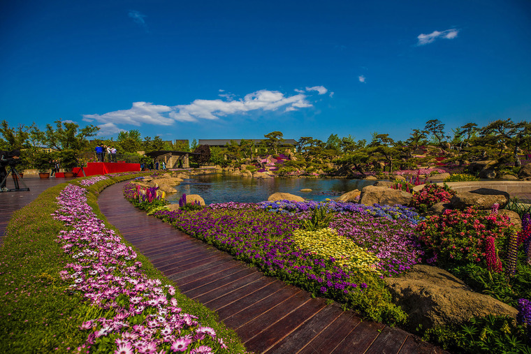 北京“一带一路”峰会雁栖湖夏园景观23