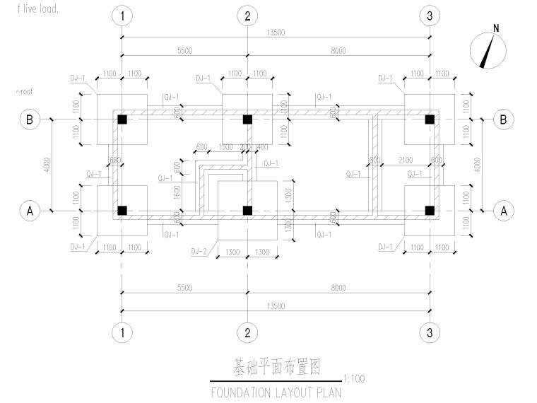 框架结构全套cad图纸资料下载-[太仓]单层框架结构门卫室全套图纸2019