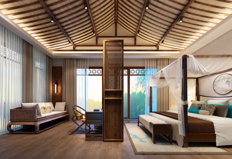 [安徽]六安新中式度假酒店装修全套施工图