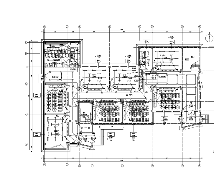 电气楼建筑图资料下载-沈阳4层教学楼电气施工图