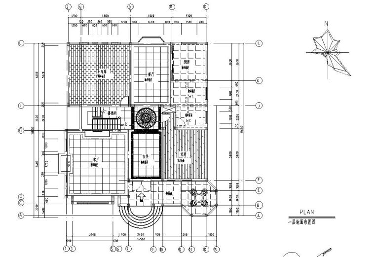 2层别墅案例资料下载-红色调欧式三居室2层别墅装修施工图
