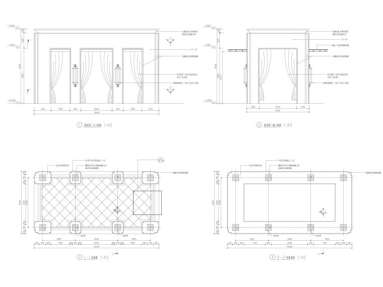 [北京]某高档居住区园建施工图+实景照片-景观亭详图