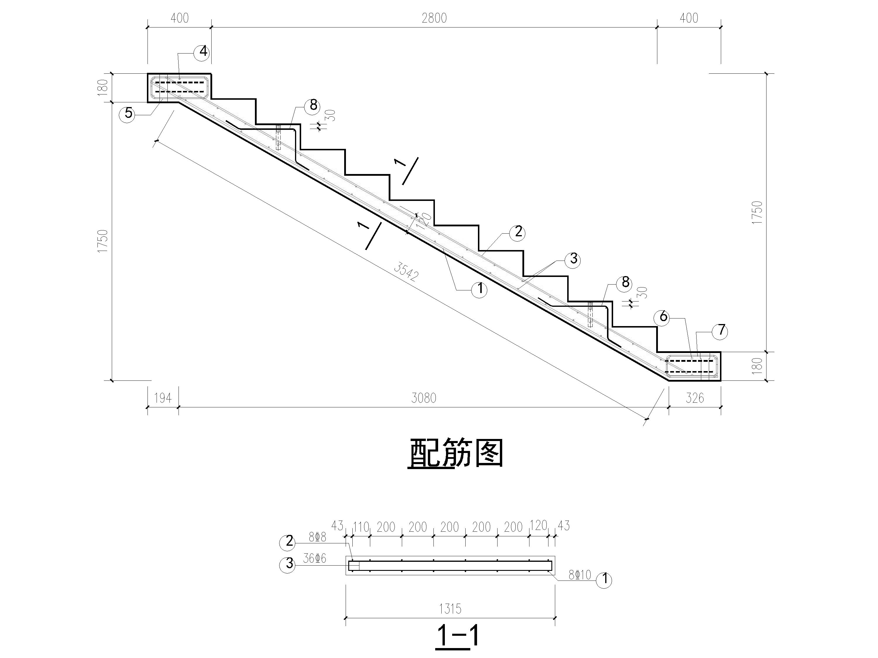 某椭圆楼梯详图CAD图纸下载 - 易图网