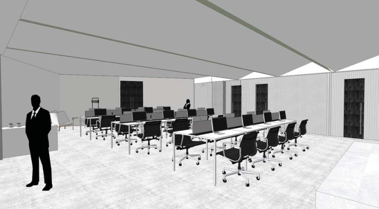 商业办公地下办公空间室内SU模型+效果图-image42