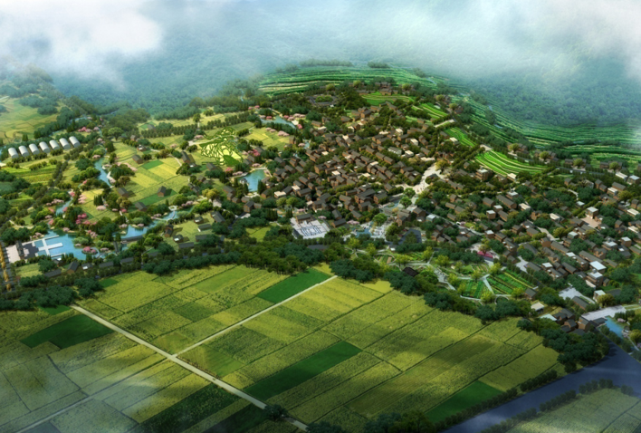 村庄规划及景观提升改造资料下载-[贵州]贵阳村庄整体提升改造美丽乡村规划