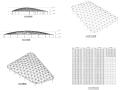 网壳结构采光顶结构施工图2018（CAD）