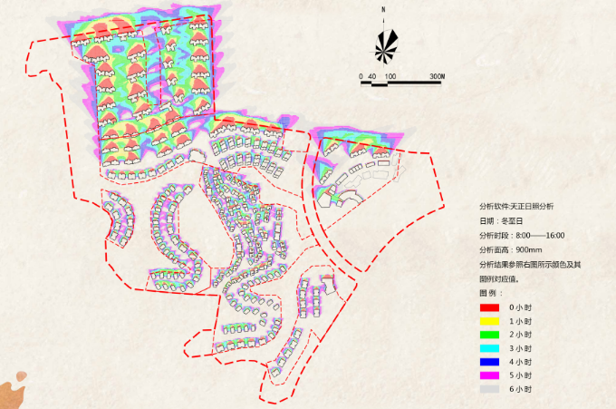 [广东]商务度假特色小镇景观设计文本-日照分析