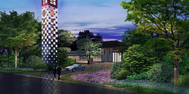 [北京]山水画意极致居住区景观设计方案-居住区景观-筑龙园林景观论坛