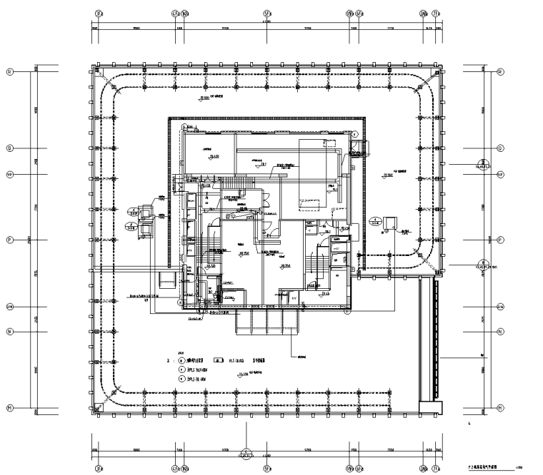 高层办公地下施工图资料下载-天津高层综合办公楼电气施工图