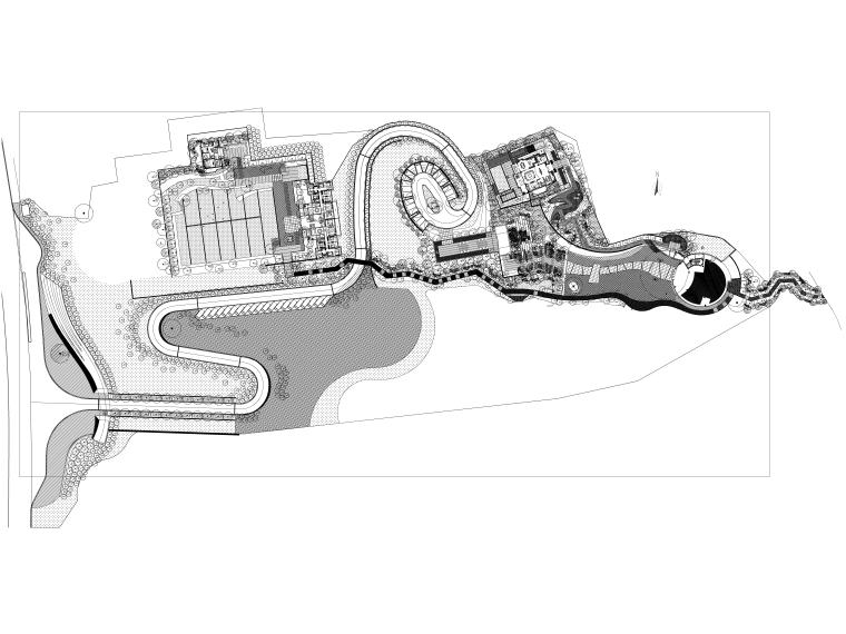 重庆别墅给排水施工图资料下载-[重庆]山体别墅示范区园建施工图+ SU