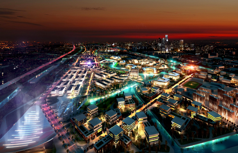 夜景效果图