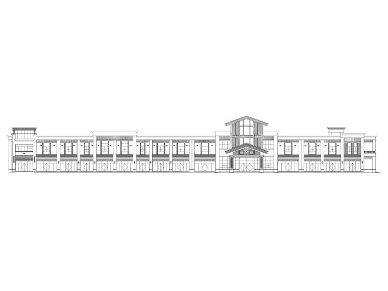 商业展示空间施工图资料下载-石门B桂园展示区商业综合楼建筑施工图