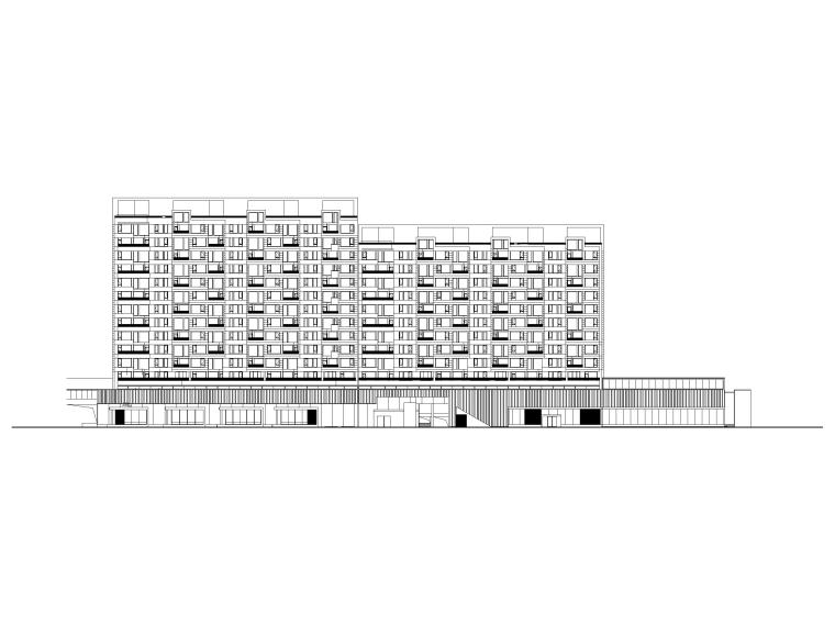 高层住宅建筑施工图说明资料下载-[北京]望京框剪结构高层住宅建筑施工图