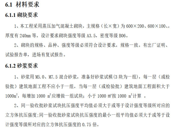 蒸压加气混凝土砖施工方案资料下载-蒸压加气混凝土砌块专项施工方案