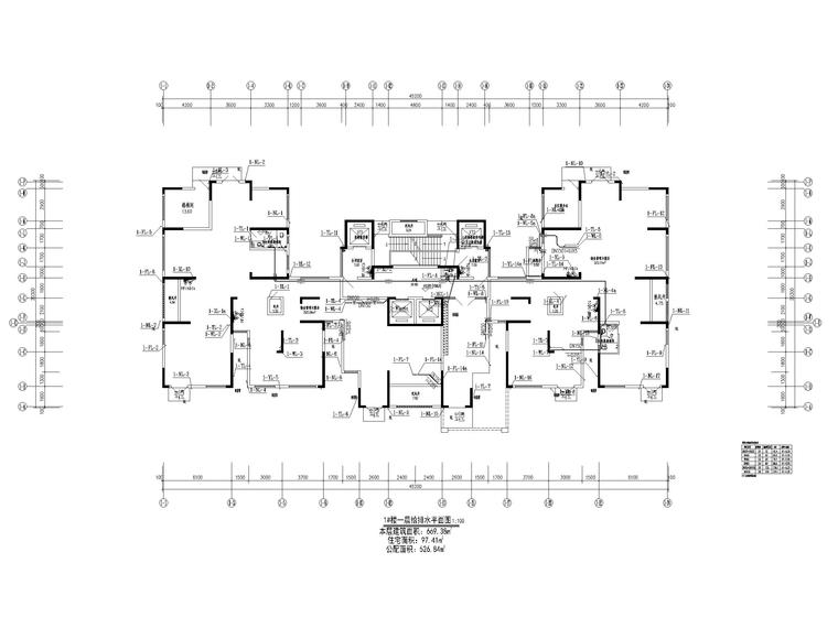 安置房住宅景观施工图资料下载-[贵州]某大型住宅安置房给排水施工图2020