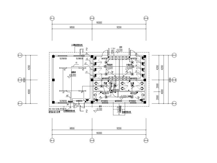 公共卫生间施工图设计资料下载-[广东]公共卫生间电气施工图（2020.7）