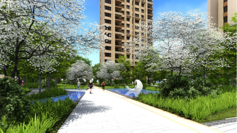花园式厂区景观设计本册资料下载-[上海]现代高端国际花园式居住区景观设计