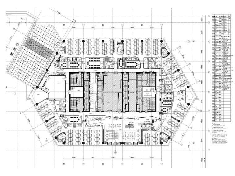 4层办公楼装修设计图纸资料下载-[北京]3164㎡谷歌四层办公室装修设计施工图