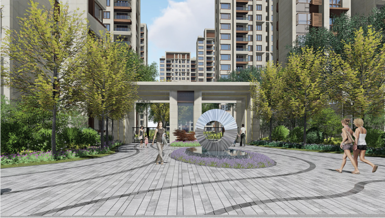 [上海]现代高端国际花园式居住区景观设计