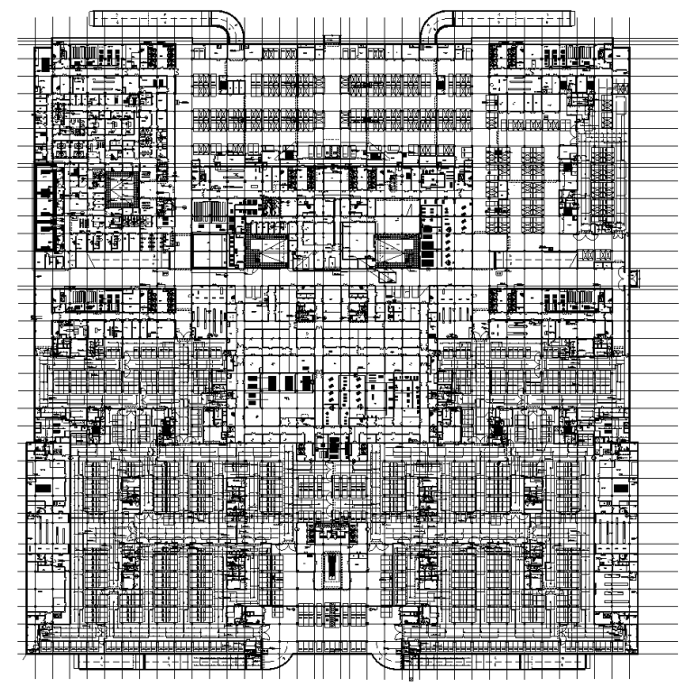 三甲医院建筑方案投标资料下载-江西某三甲医院人防地库电气施工图纸