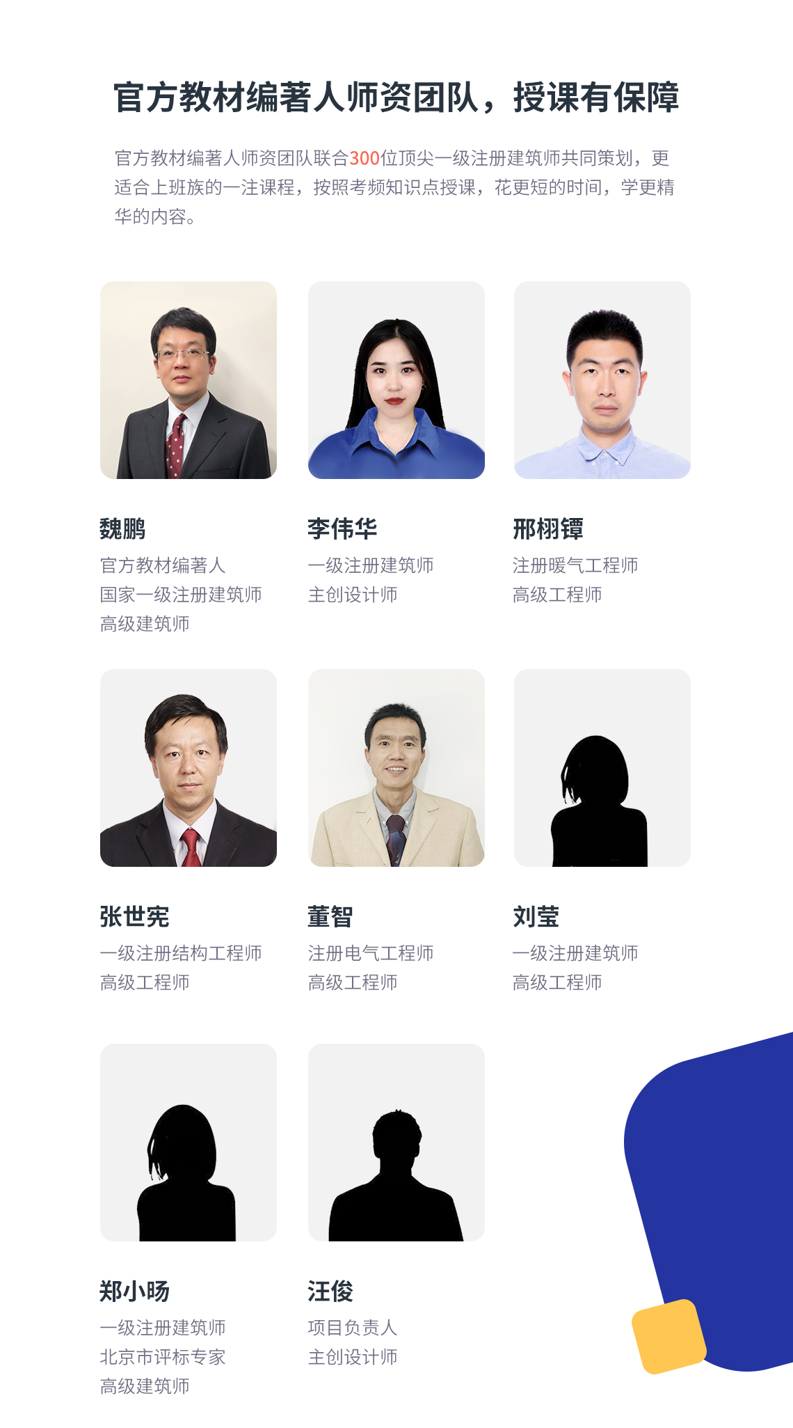 官方教材编著人授课，全一注师团队，课程质量更有保障