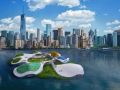 未来的绿色建筑： 自然生态小区的浮动园区