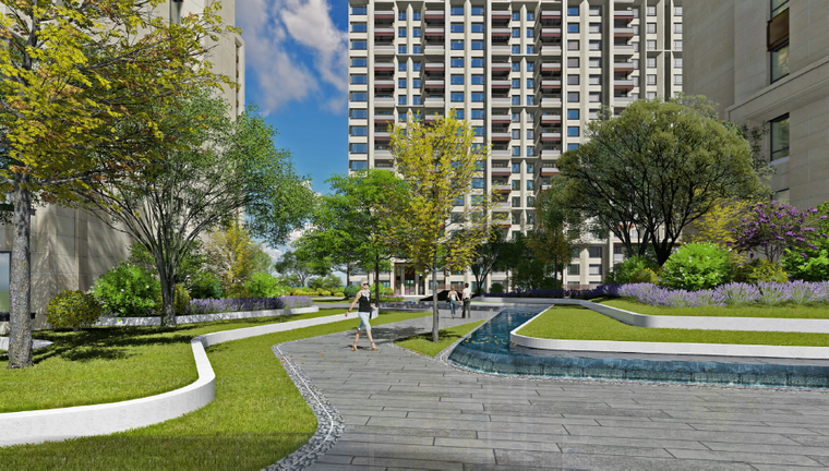 [上海]现代高端国际花园式居住区景观设计