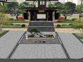 新中式风格玖龙台别墅景观模型设计