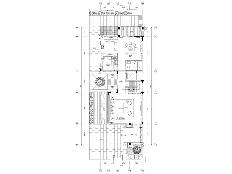 5层别墅模型资料下载-[佛山]800㎡四层五居别墅样板房装修施工图