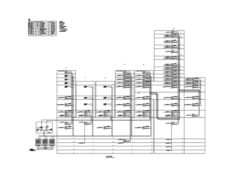 上海16万平超高层商业办公楼机电施工图-综合布线系统图