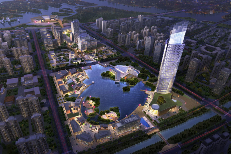 港湾城市景观 效果图2