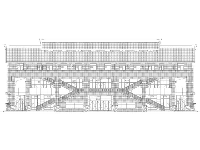 三层框架建筑结构资料下载-[福建]高中三层框架结构食堂建筑项目施工图