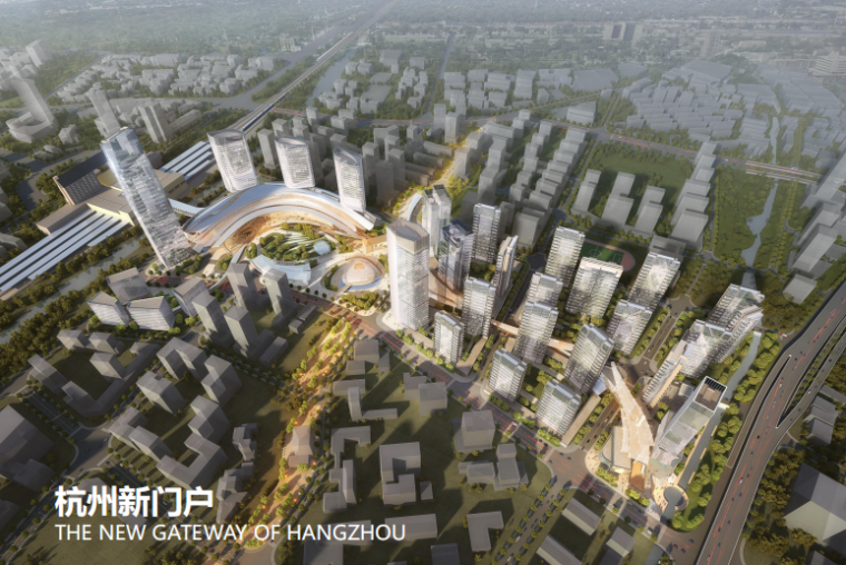 金融商业城市规划资料下载-[杭州]滨江新区金融商业城市规划