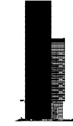 超高层办公平面CAD图资料下载-178米39层超高层办公商业酒店全套CAD施工图（著名设计院）