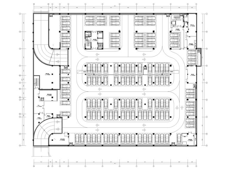 主楼地下室平面布置图