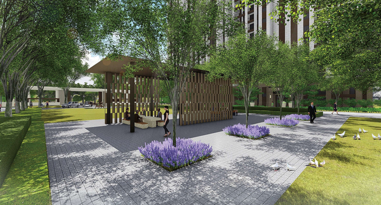 景观会客厅效果图2