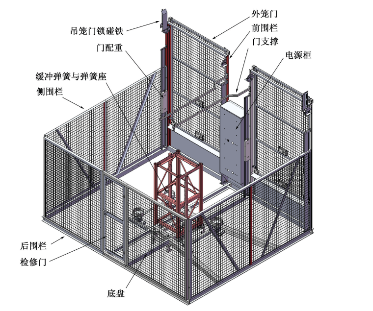 室外施工电梯施工平台资料下载-超高层商业楼施工电梯专项施工方案