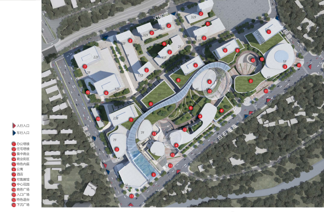 [湖南]株洲商业广场tod综合体景观设计