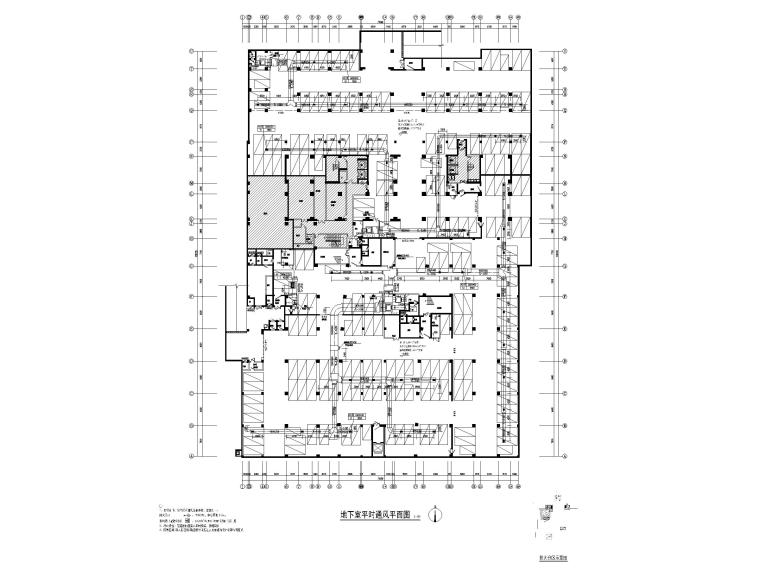 商业地下广场方案资料下载-高层商业广场及地下室通风防排烟系统设计图