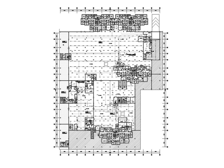 某餐厅室装修设计施工图资料下载-[河南]地下室人防施工图（建筑结构水暖电）