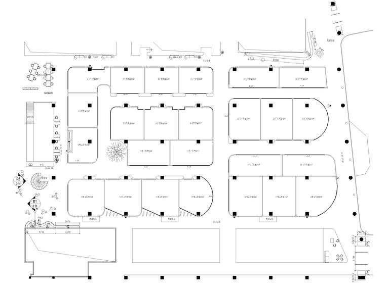 平层3d模型施工图资料下载-[江苏]居然之家五层设计中心施工图+3D模型