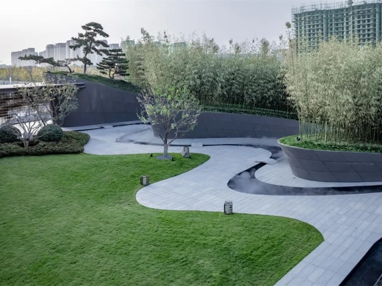 济南中国铁建花语拾光示范区景观