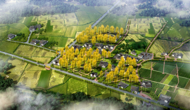 农村景观提升改造资料下载-四川村庄院落景观改造及产业提升规划设计
