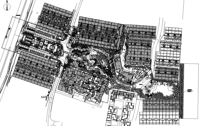 重庆别墅庭院植物施工图资料下载-[重庆]渝园别墅展示区景观植物施工图设计