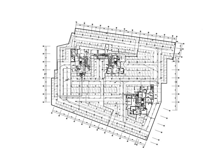 住宅小区地下室方案施工图资料下载-[广州]住宅小区地下二层车库电气施工图
