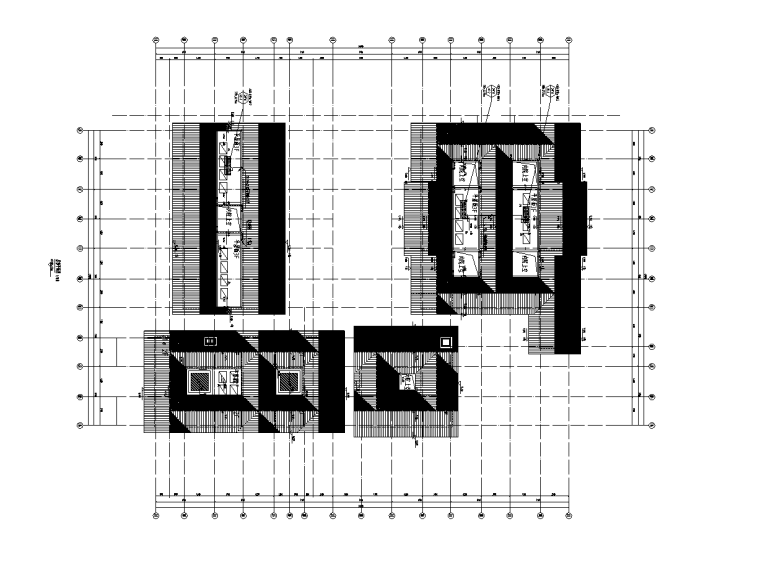 监控图纸设计资料下载-[陕西]商业街建筑结构机电图纸（大院设计）