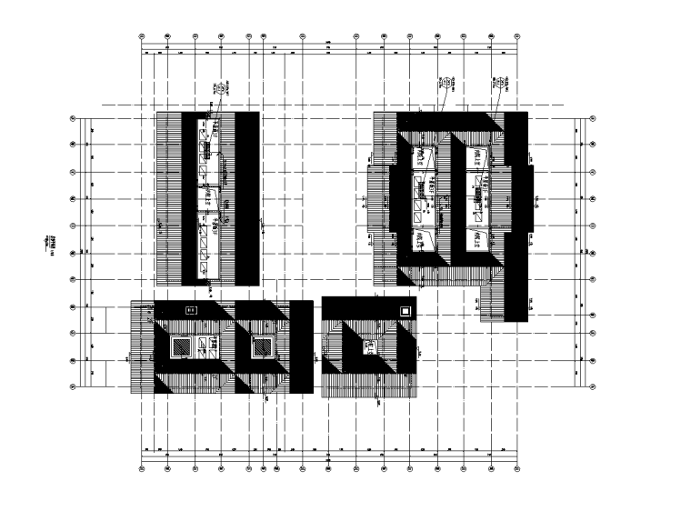 必知的建筑作品资料下载-[陕西]商业街建筑结构机电图纸（大院设计）