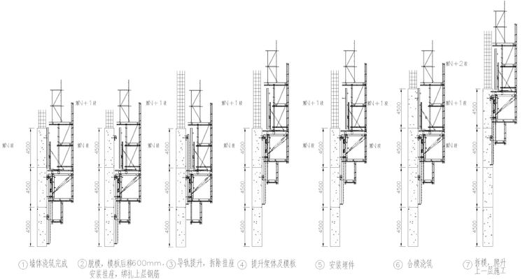 核心筒爬模施工附加方案-主体结构-筑龙建筑施工论坛