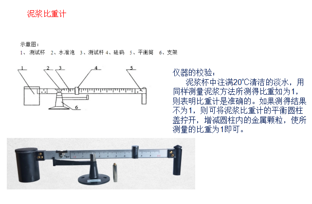 泥浆比重计